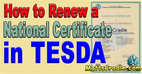 How to Verify TESDA Certificate (NC) Online and Manually .